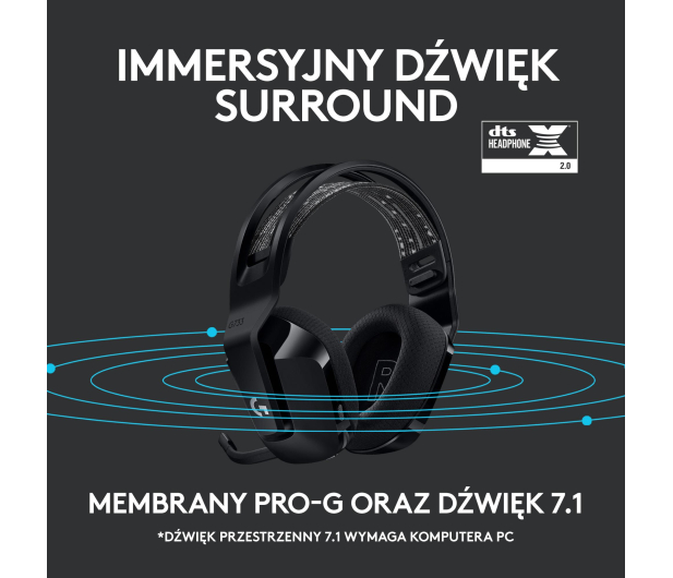 Logitech G733 Lightspeed czarne - 594937 - zdjęcie 15